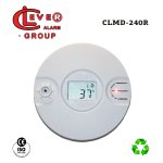 CLMD-240R της Clever αυτόνομος και ασύρματος αξιόπιστος θερμοδιαφορικός αισθητήρας ελέγχου διαφοράς μεταβολής θερμοκρασίας εσωτερικού χώρου για πρόληψη και ασφάλεια σπιτιών γραφείων  